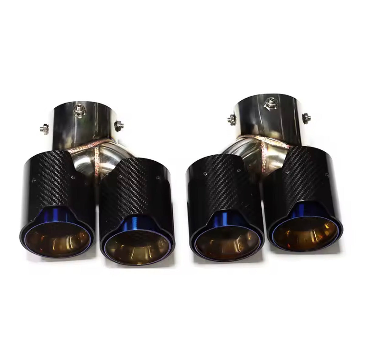 Quad Carbon Exhaust Tip